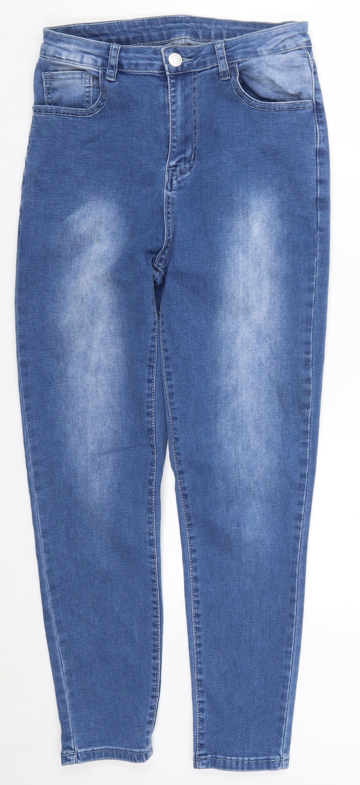 SheIn Womens Blue Denim Skinny Jeans Size M L25 in
