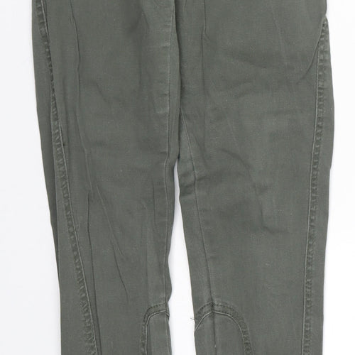 H&M Womens Green  Denim Jegging Jeans Size 10 L29.5 in