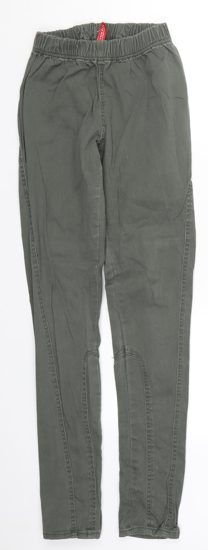H&M Womens Green  Denim Jegging Jeans Size 10 L29.5 in
