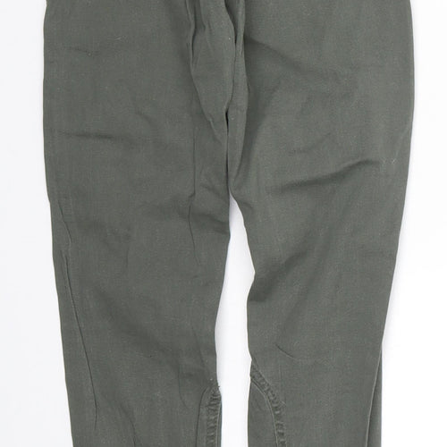 H&M Womens Green  Denim Jegging Jeans Size 10 L29.5 in