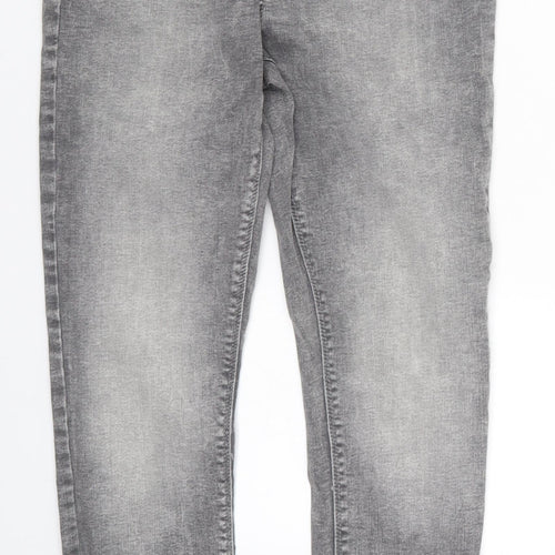 Denim Co Womens Grey  Denim Skinny Jeans Size 14 L27.5 in