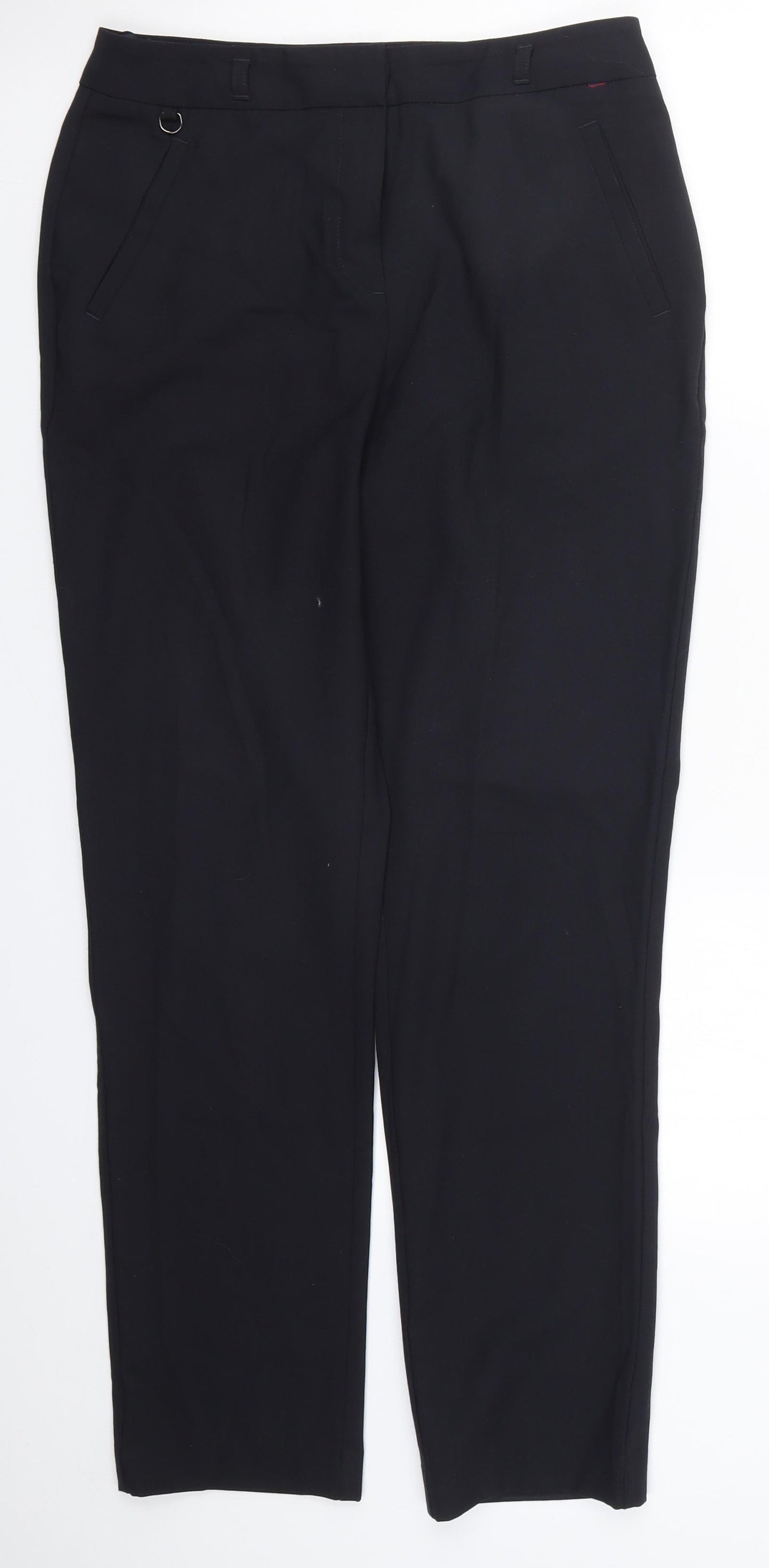 Preworn Womens Black   Trousers  Size 10 L30 in