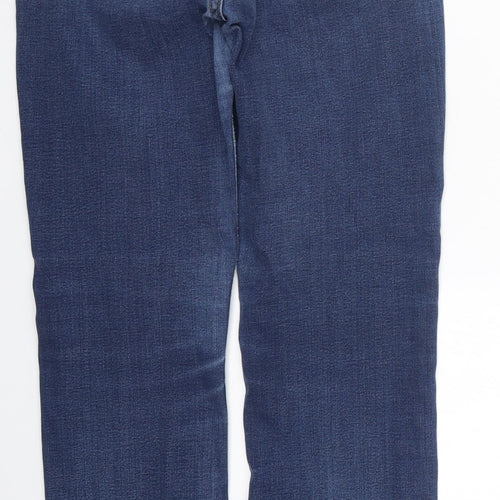 Levi Strauss & Co. Womens Blue  Denim Straight Jeans Size 32 in L30 in
