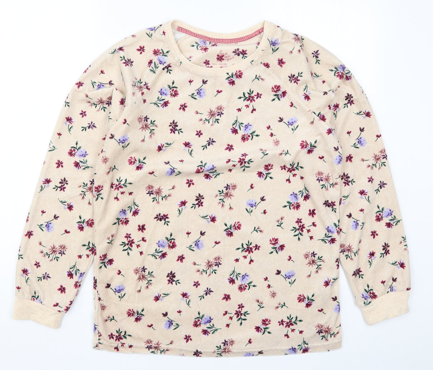 Primark Womens Pink Floral  Top Pyjama Top Size 10