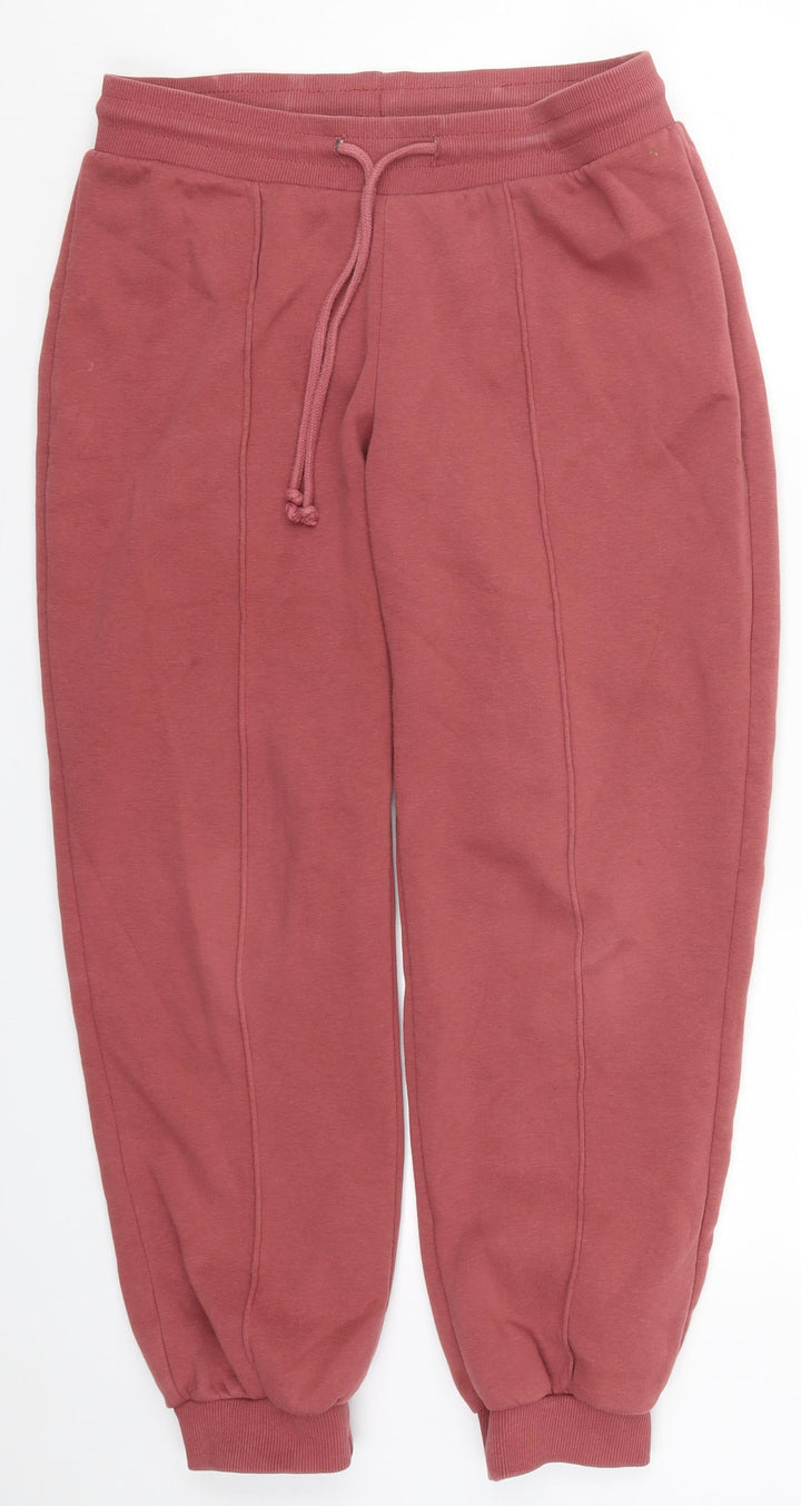 River Island Womens Red   Sweatpants Trousers Size 10 L27 in