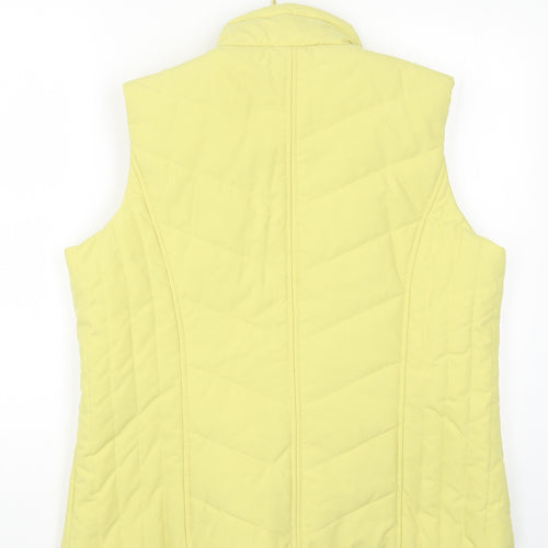 Per Una Womens Yellow   Gilet Coat Size L