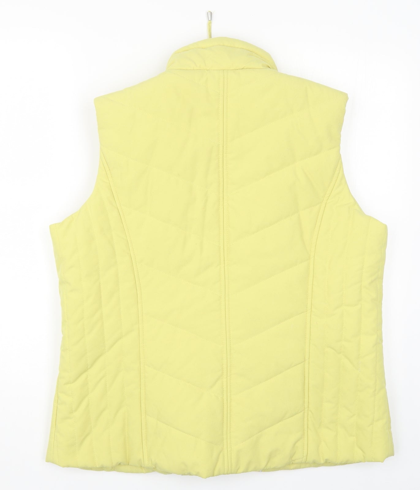 Per Una Womens Yellow   Gilet Coat Size L