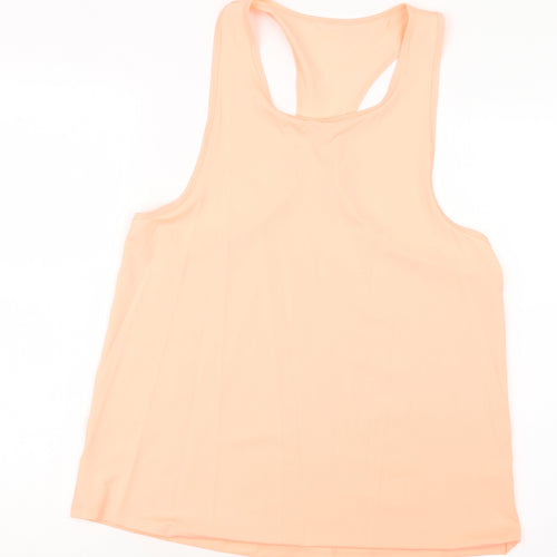 Preworn Womens Orange   Basic Tank Size 14