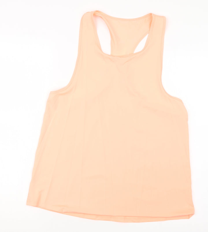 Preworn Womens Orange   Basic Tank Size 14