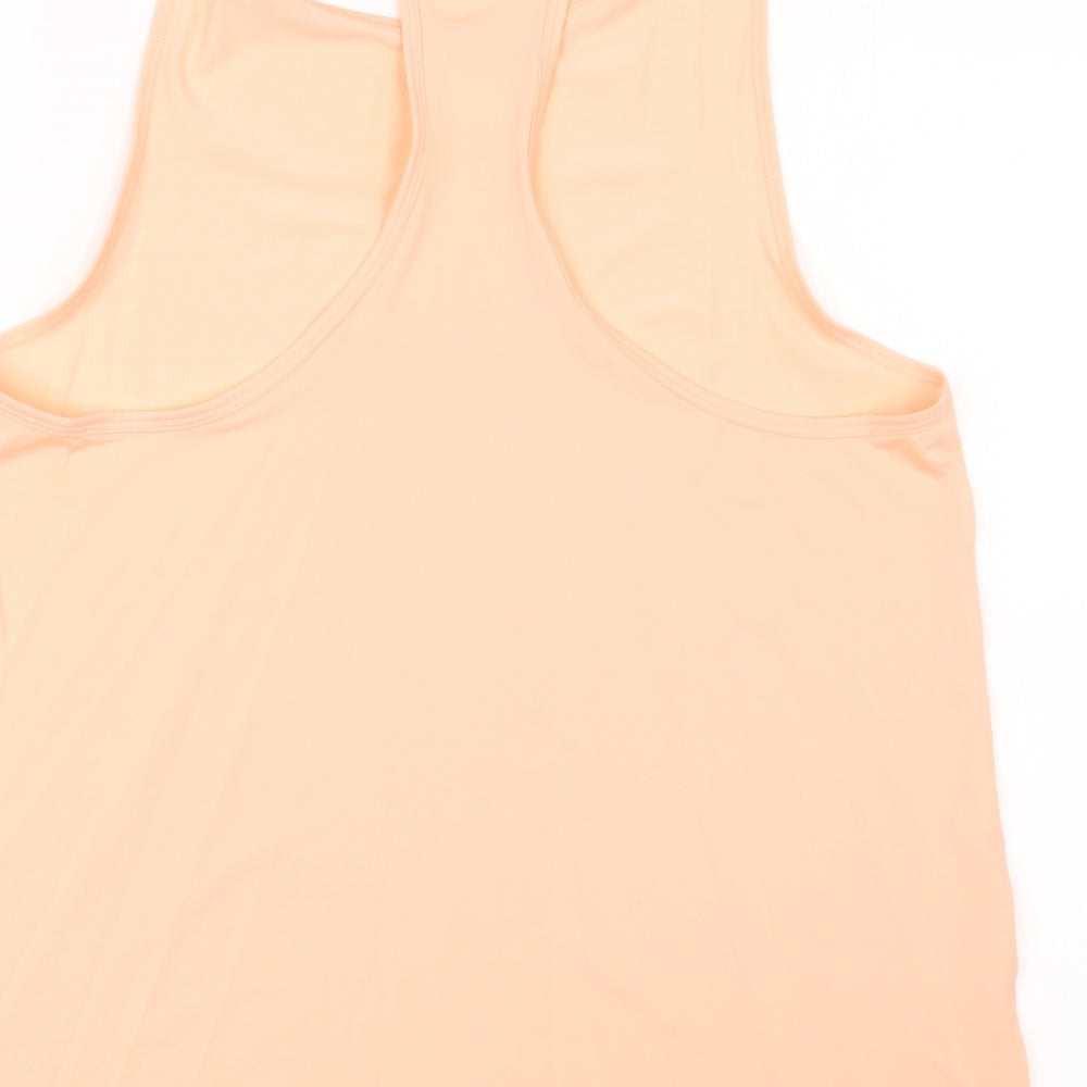 Preworn Womens Orange   Basic Tank Size 14