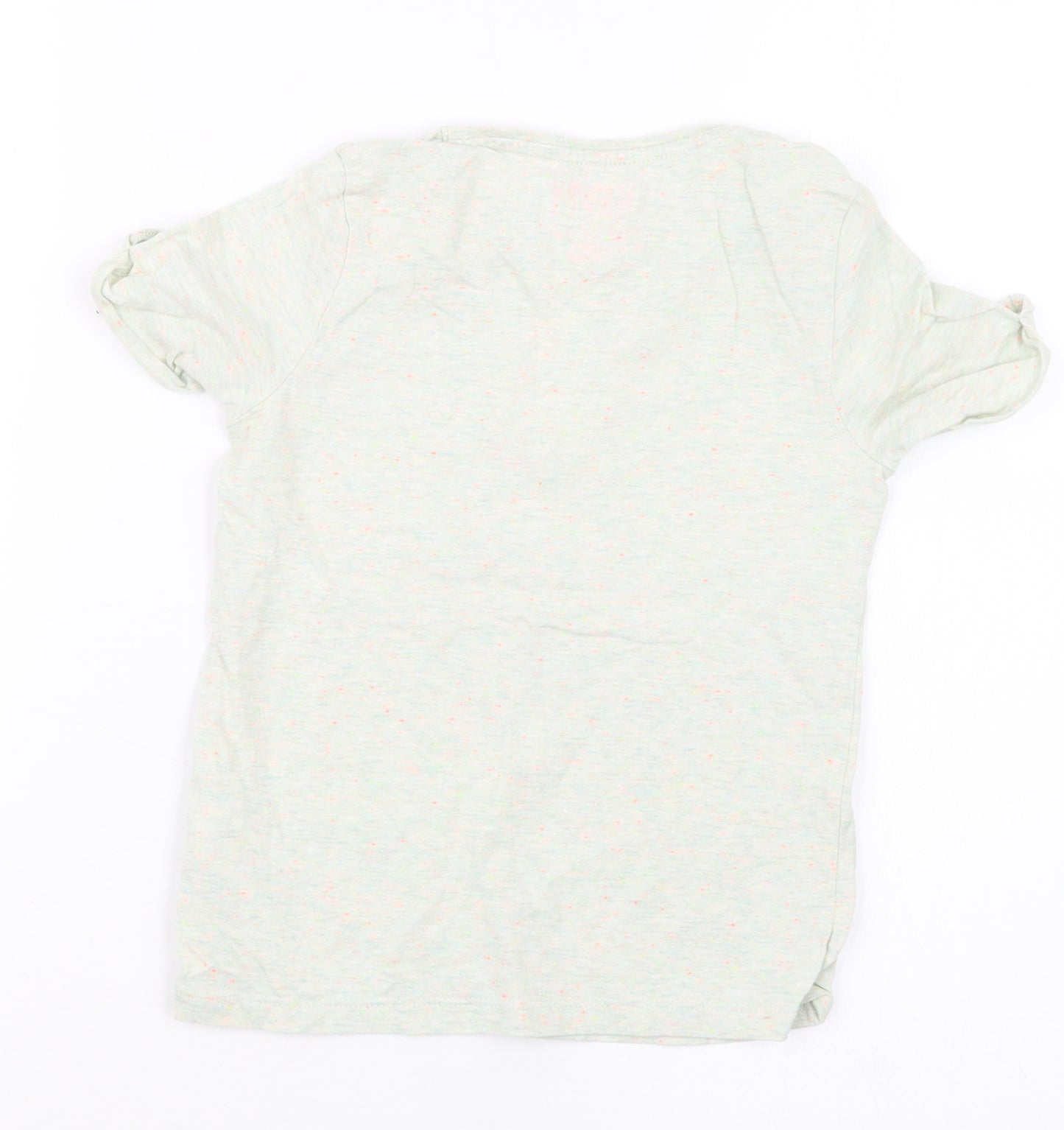 F&F Girls Green   Basic T-Shirt Size 6-7 Years