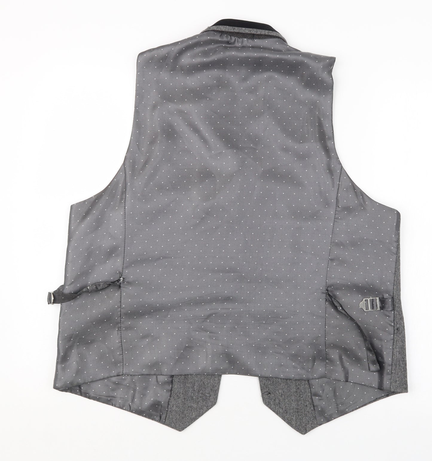 Xposed London Mens Grey   Jacket Waistcoat Size XL