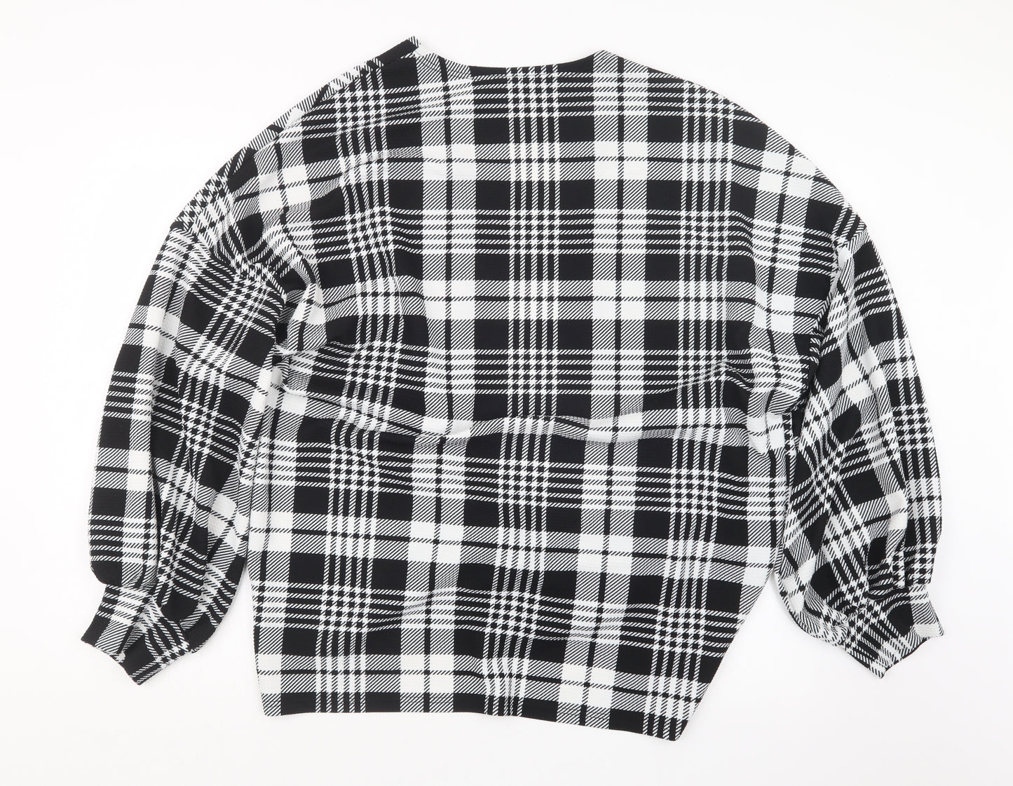 SheIn Womens Black Check  Jacket  Size L
