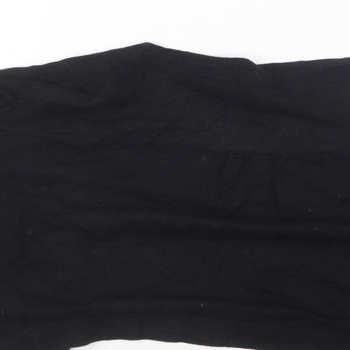 Red Herring Womens Black  Knit Cardigan Jumper Size 12