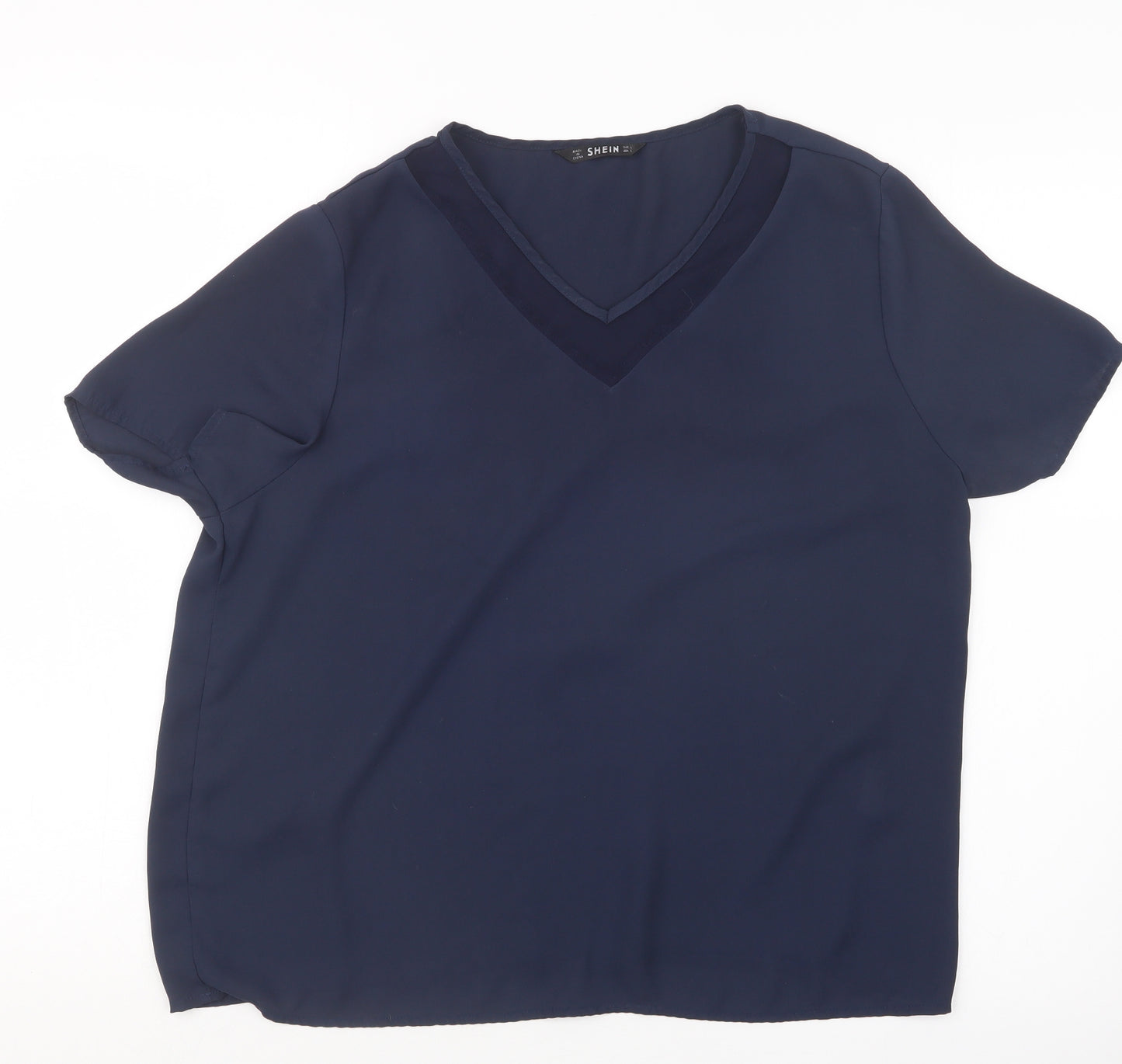 SheIn Womens Blue   Basic Blouse Size L