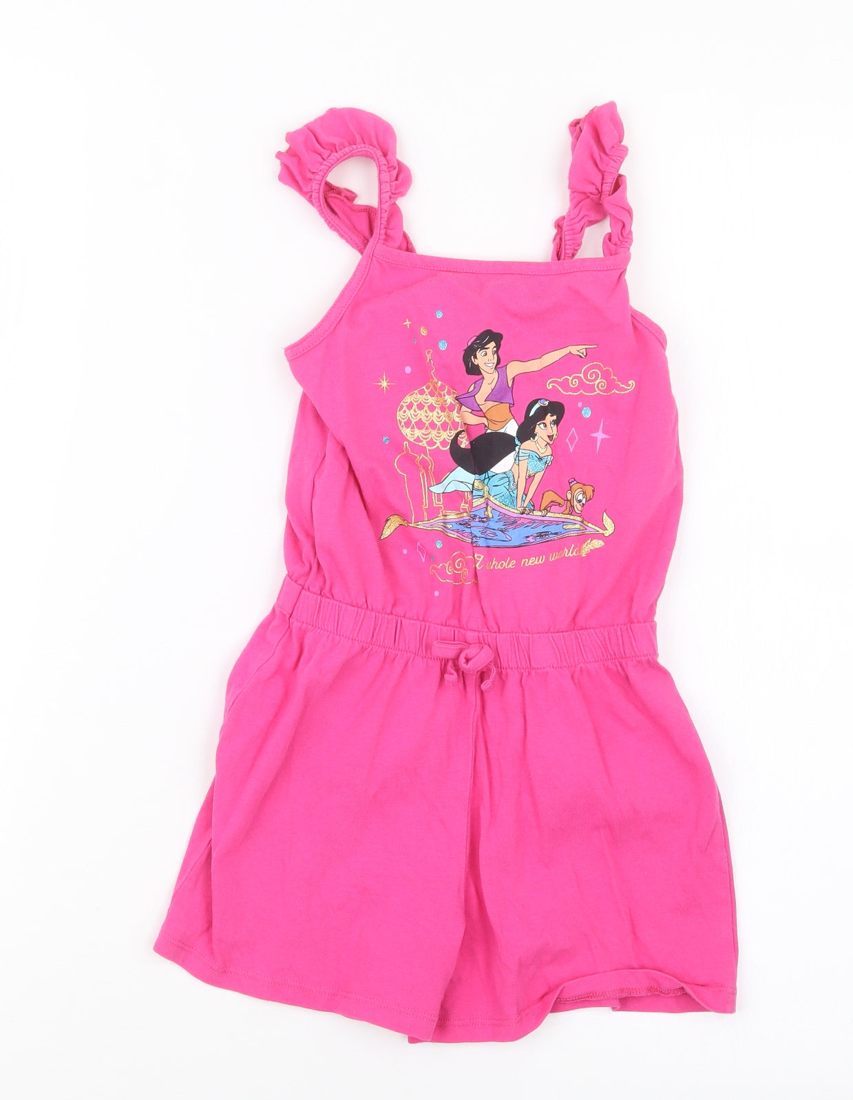 George Girls Pink   Playsuit One-Piece Size 4-5 Years  - Aladdin