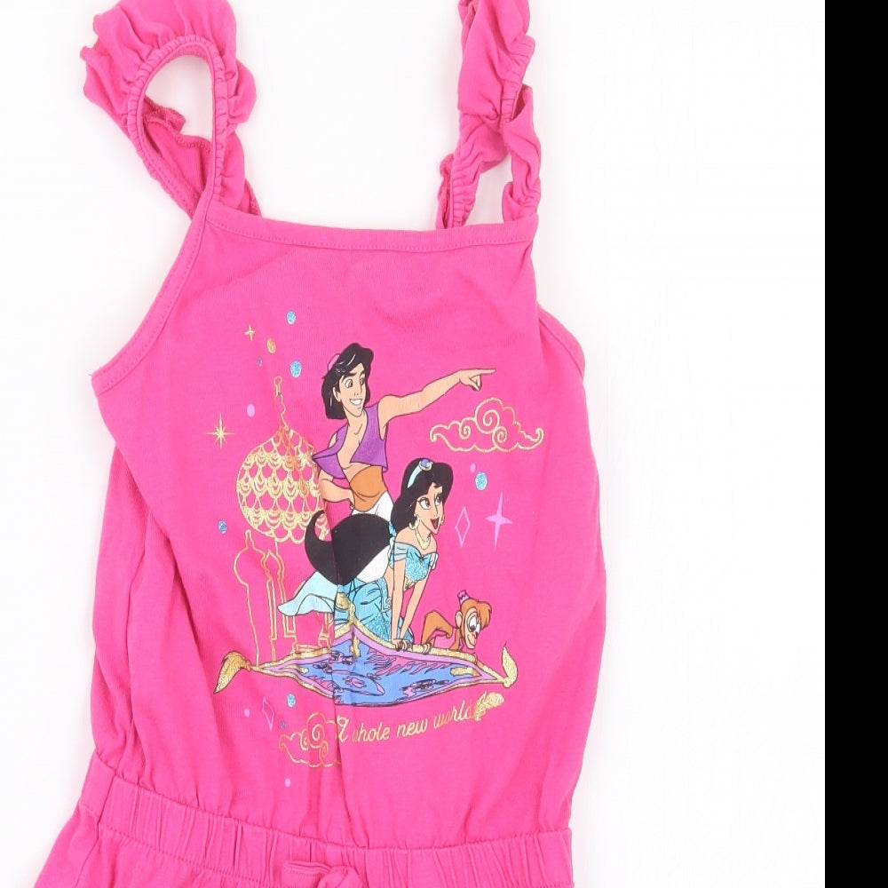 George Girls Pink   Playsuit One-Piece Size 4-5 Years  - Aladdin