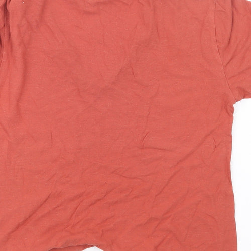 Great plains Womens Orange   Cropped T-Shirt Size 8