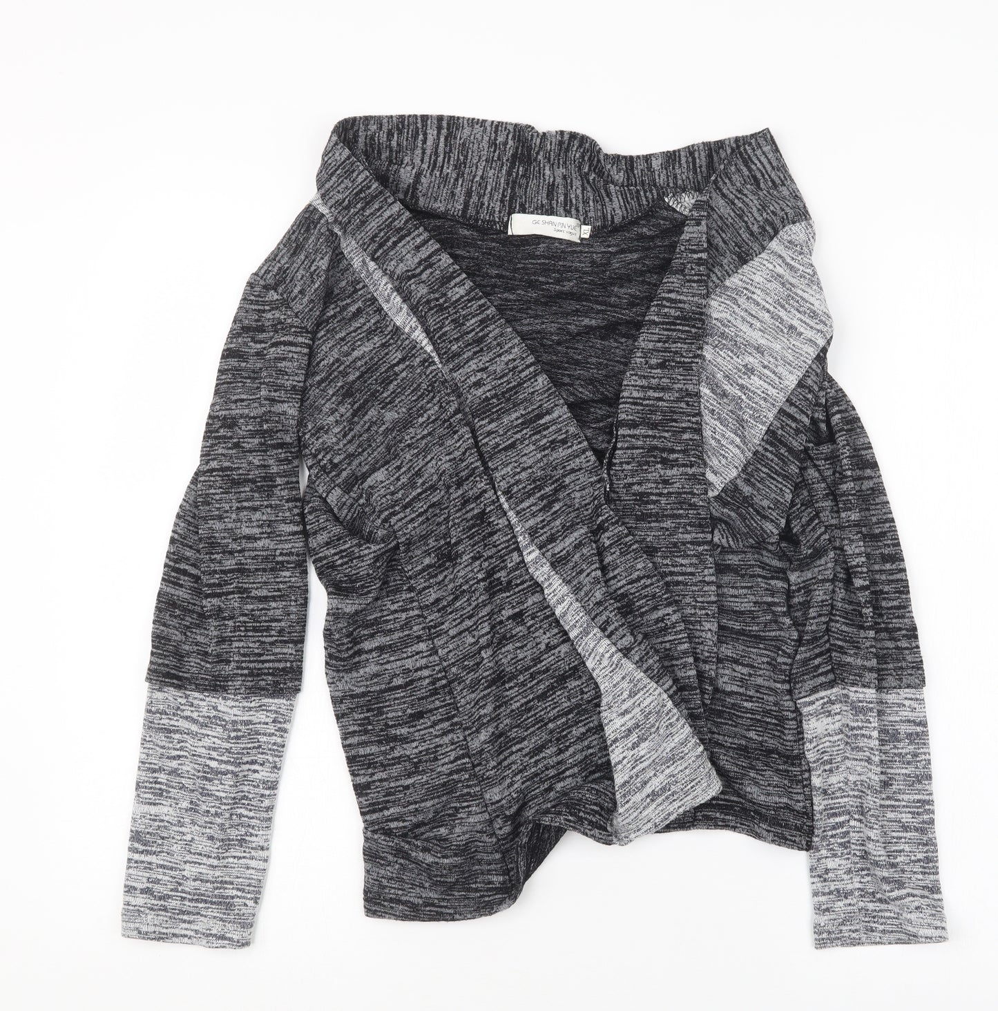 Ge Shan Pin Yue Womens Black   Cardigan Jumper Size XL
