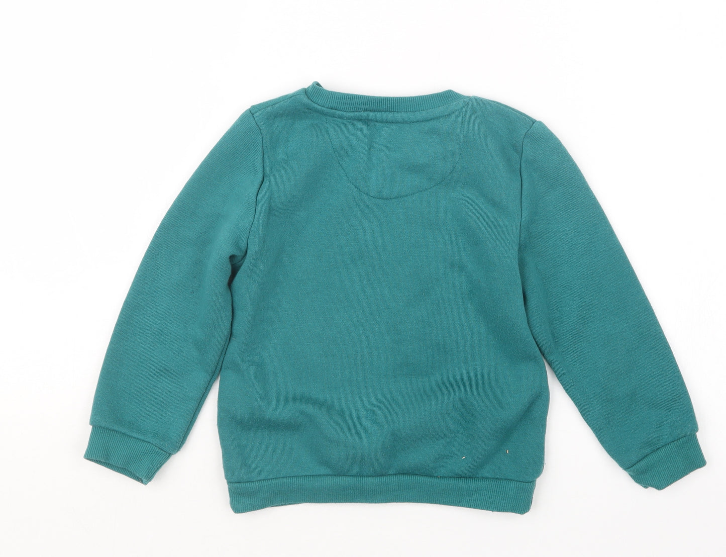 Primark Boys Green   Pullover Jumper Size 3-4 Years
