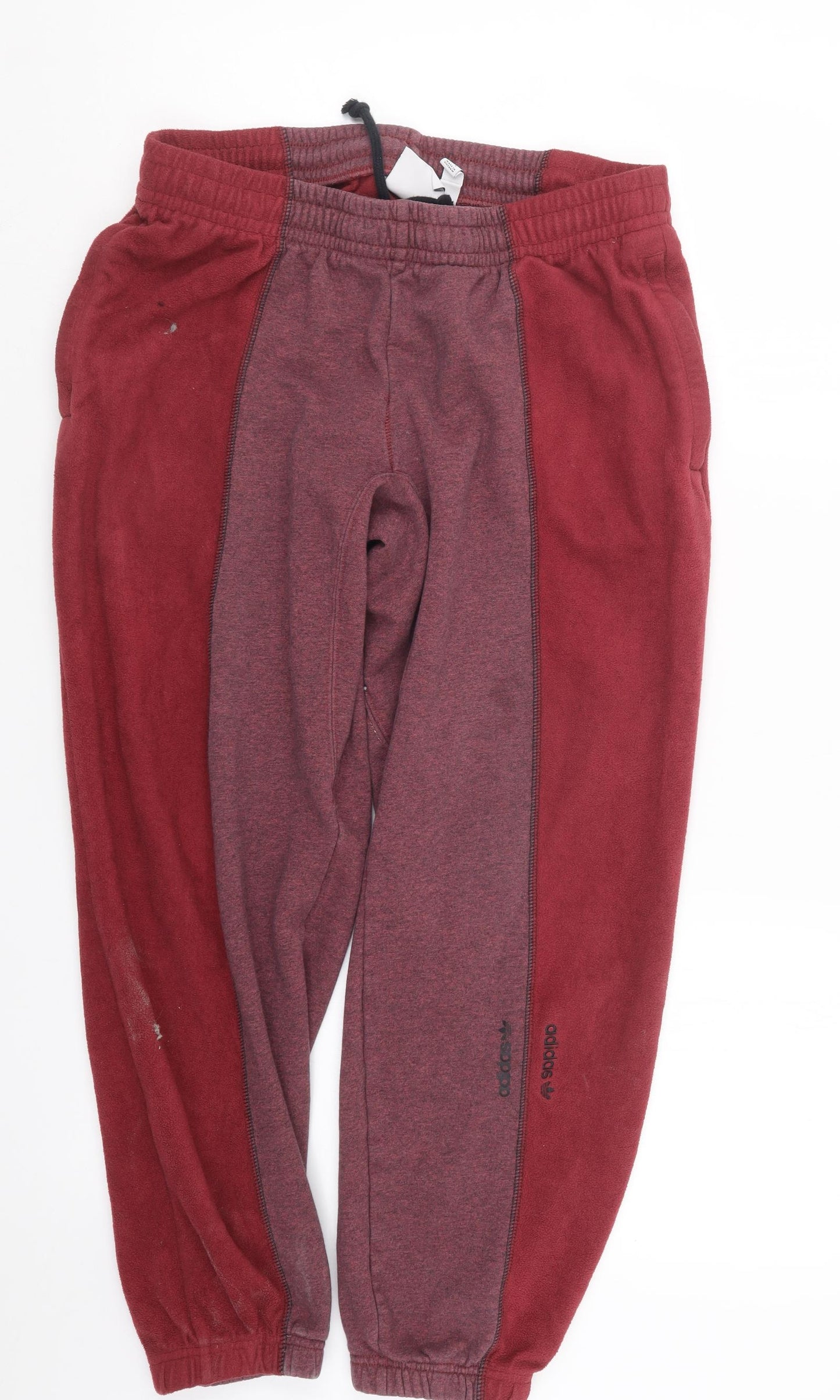 adidas Mens Red   Jogger Trousers Size L L25 in