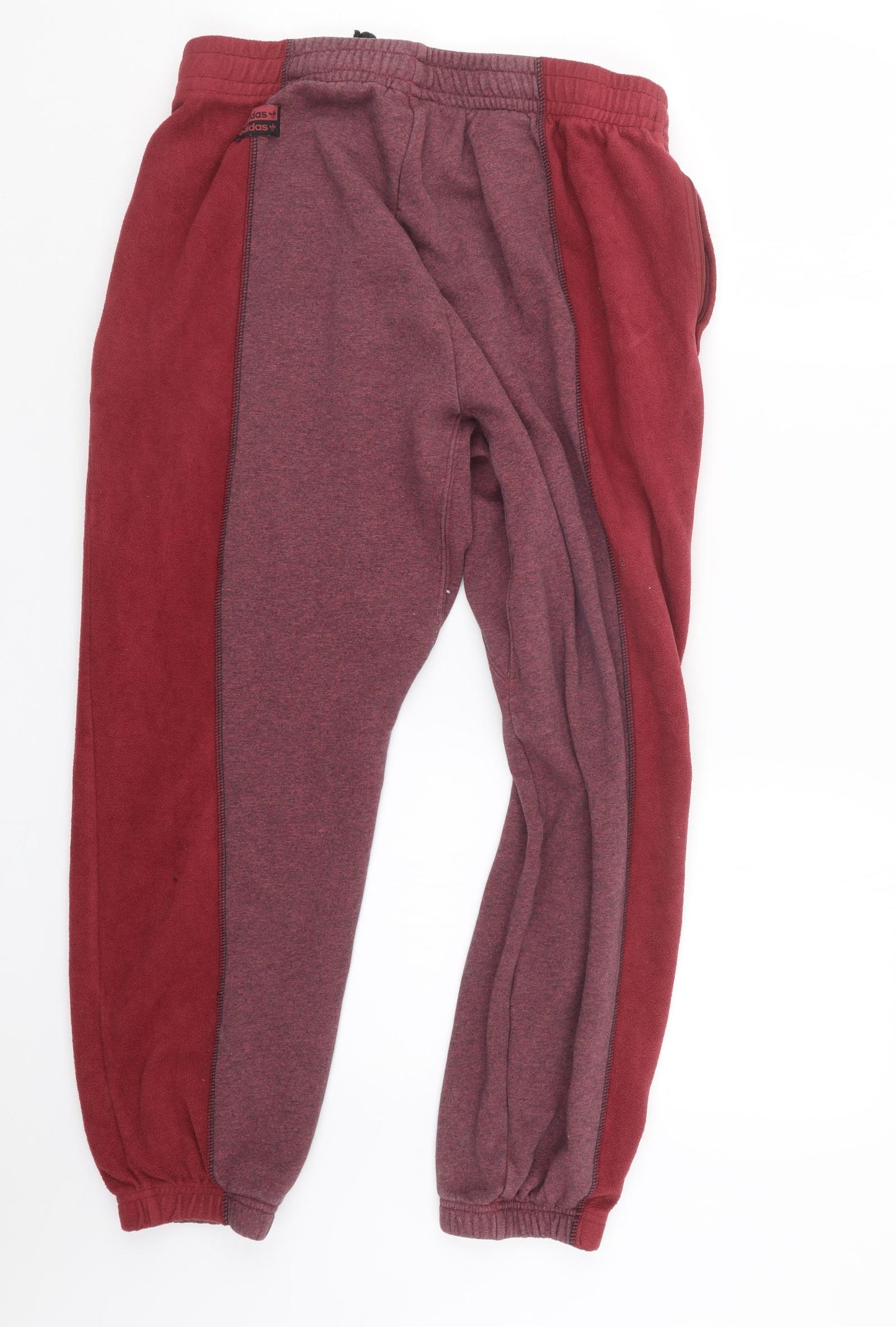 adidas Mens Red   Jogger Trousers Size L L25 in