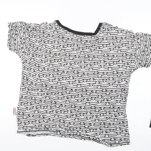 Love to Lounge Womens Black Geometric  Top Pyjama Top Size 14