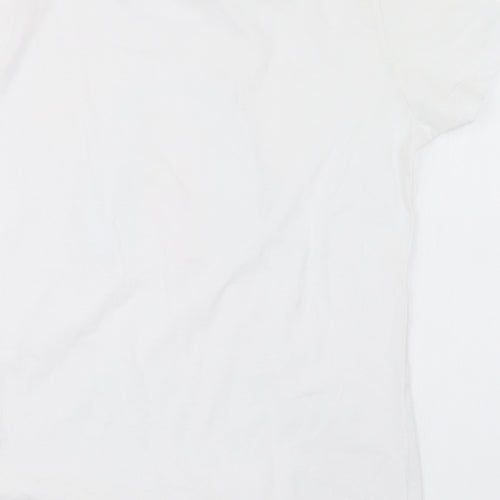 Noodle & Stitch Womens White   Basic T-Shirt Size M
