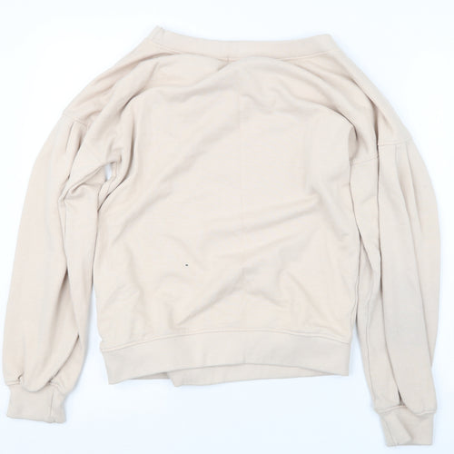 Missguided Womens Beige   Pullover Jumper Size 8