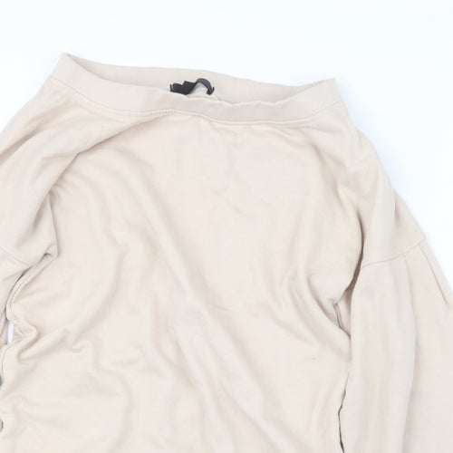 Missguided Womens Beige   Pullover Jumper Size 8