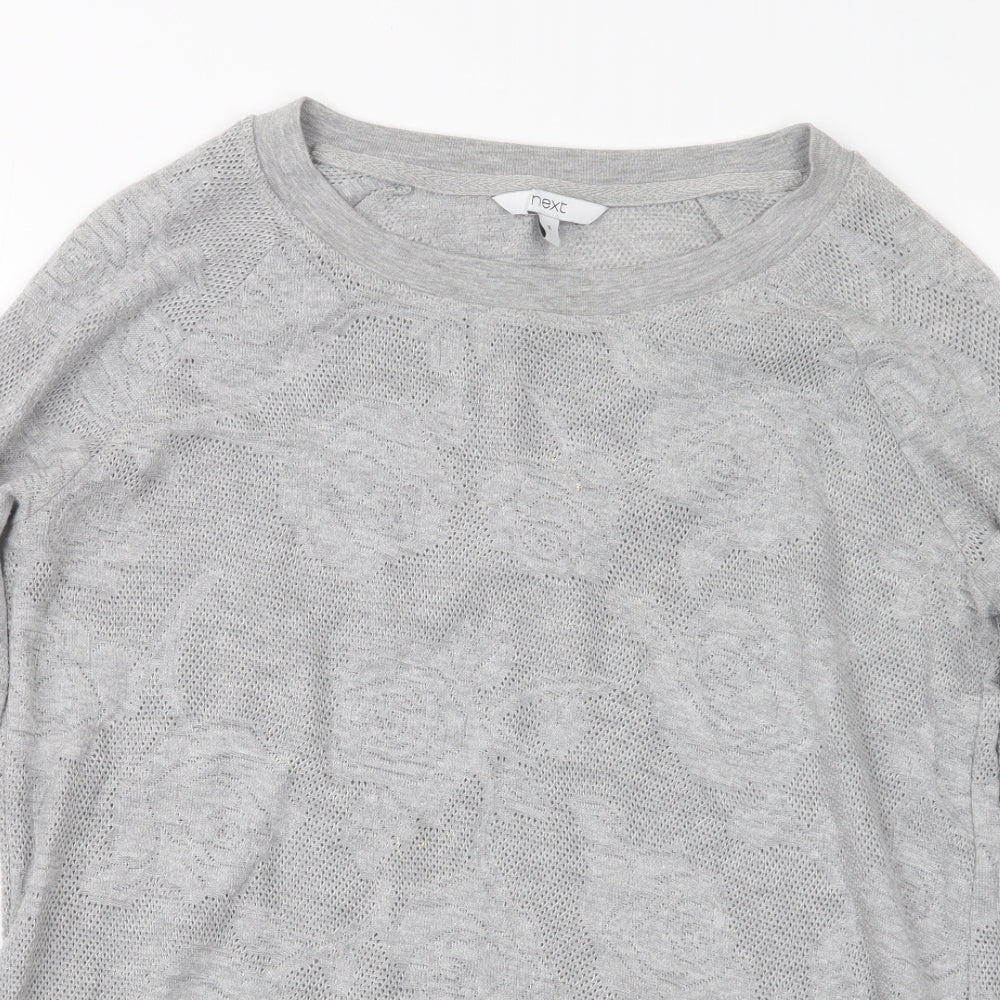 NEXT Womens Grey  Knit  Jumper Size 8