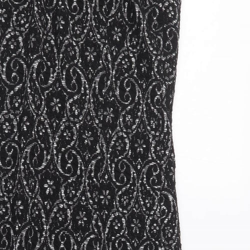 NEXT Womens Black   Shirt Dress  Size 8
