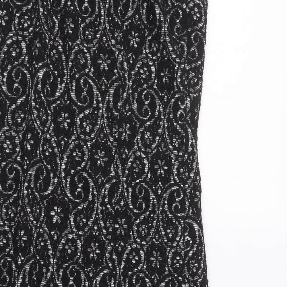 NEXT Womens Black   Shirt Dress  Size 8