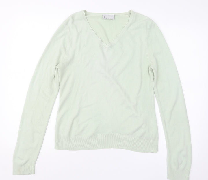 BHS Womens Green Knit Pullover Jumper Size 12