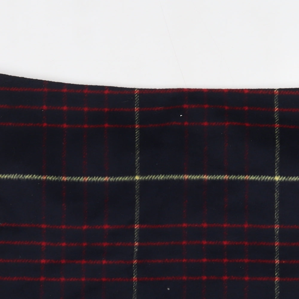 Avenue Womens Blue Plaid  Mini Skirt Size 18