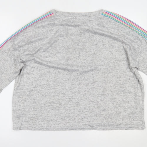 TU Womens Grey   Basic Blouse Size 14