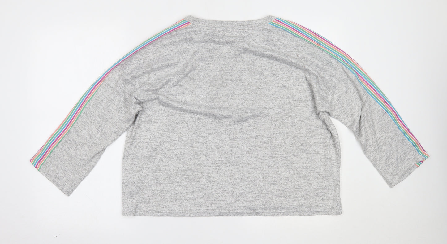 TU Womens Grey   Basic Blouse Size 14