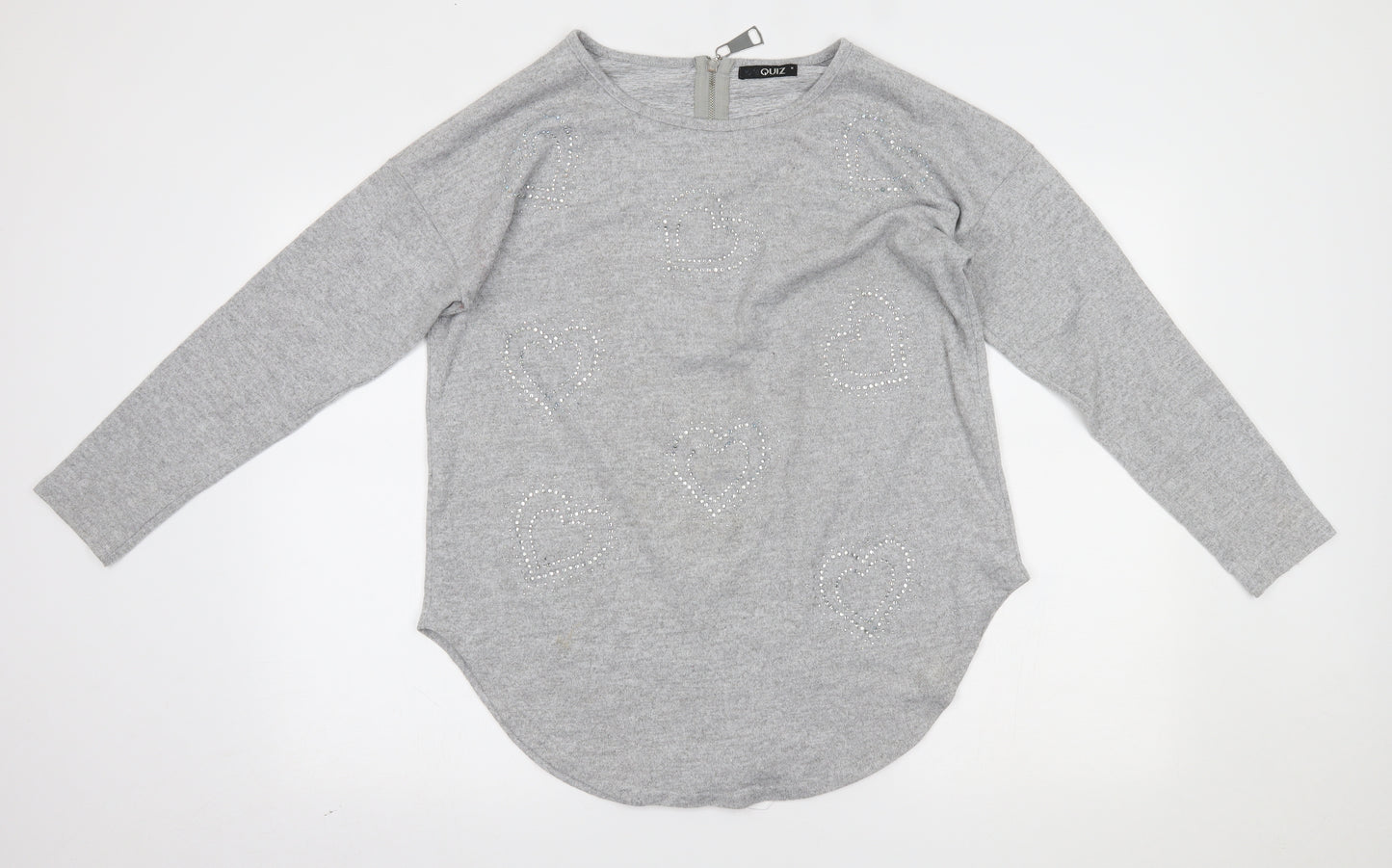 Quiz Womens Grey   Basic Blouse Size M