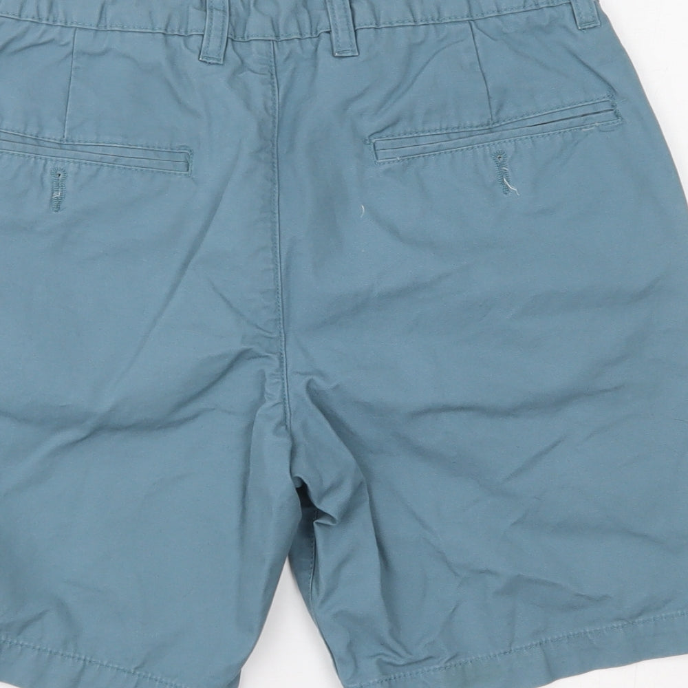 H&M Mens Blue   Chino Shorts Size 29
