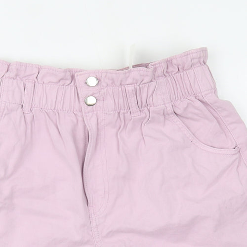 H&M Womens Purple   Mom Shorts Size 12