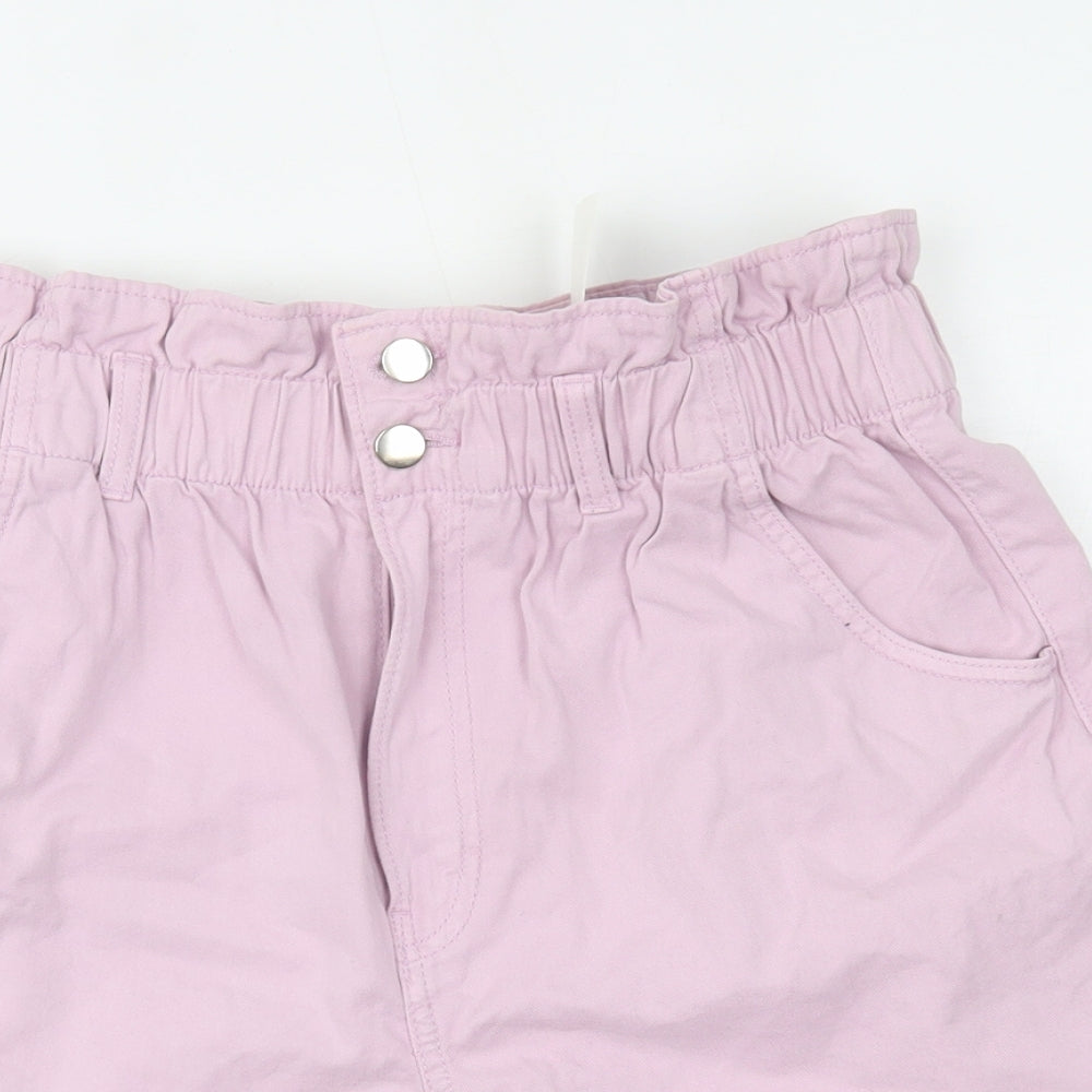 H&M Womens Purple   Mom Shorts Size 12