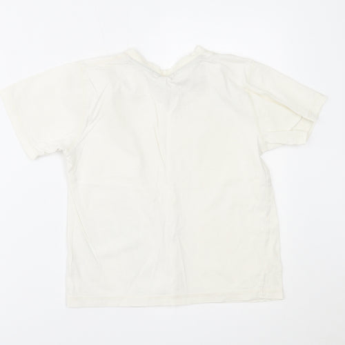 George Boys White   Basic T-Shirt Size 8-9 Years