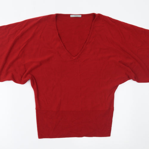 Marks and Spencer Womens Red   Basic Blouse Size 8
