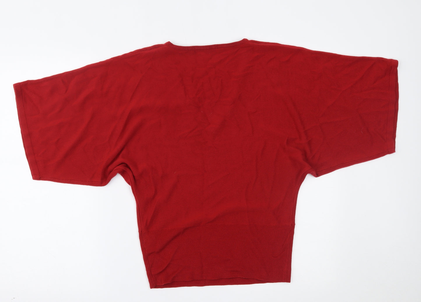 Marks and Spencer Womens Red   Basic Blouse Size 8