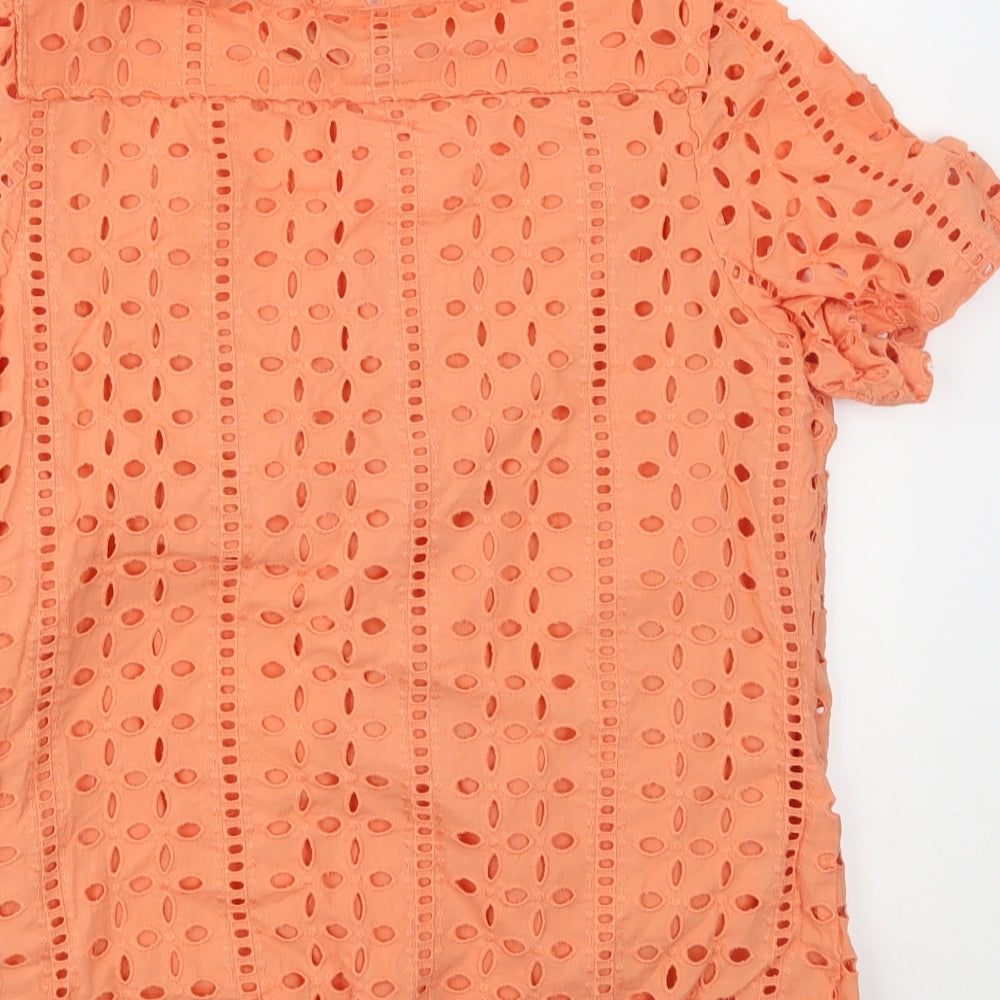 Primark Womens Orange   Basic Blouse Size 10
