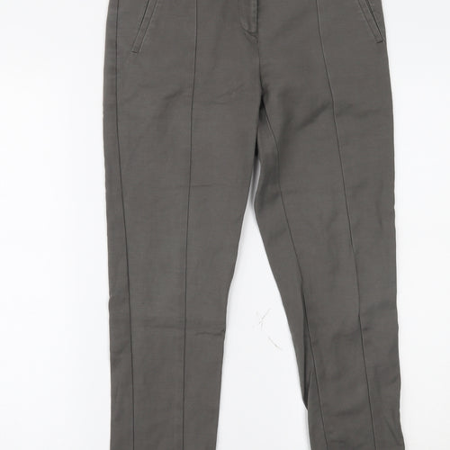 Oasis Womens Grey   Trousers  Size 8 L26 in