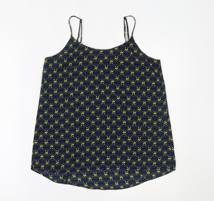 Oasis Womens Blue Camisole Tank Size 8