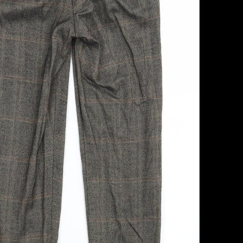 F&F Womens Brown   Trousers  Size 6 L27 in