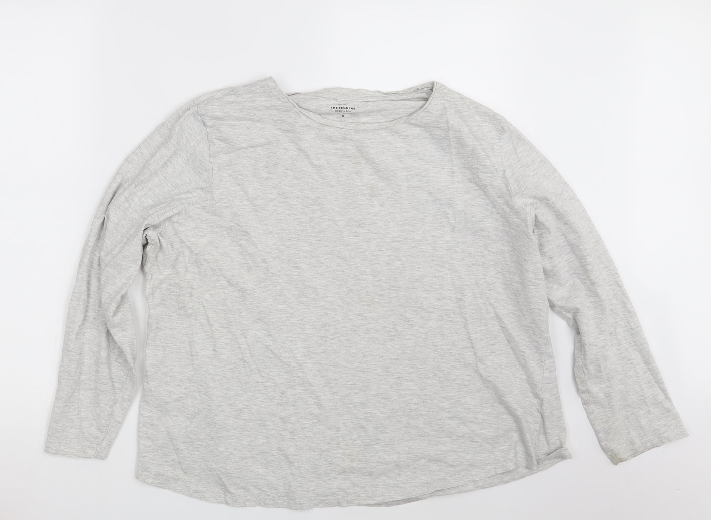 George Womens Grey   Basic T-Shirt Size 22