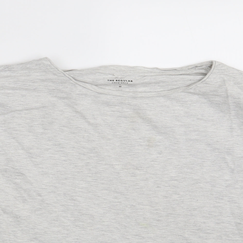 George Womens Grey   Basic T-Shirt Size 22